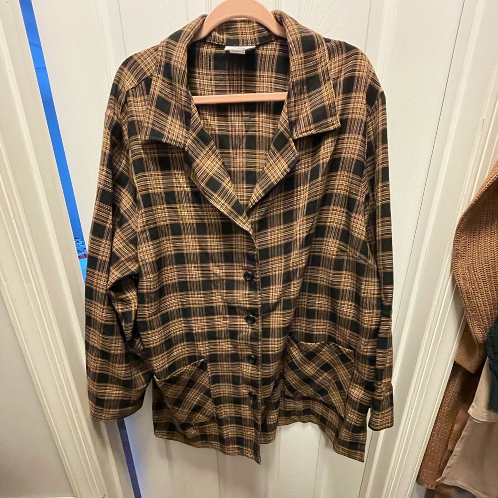 Plaid Blazer
